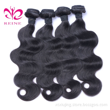 Thick and Heavy ends brazilian human hair extensions grade 9a peruvian body wave bundles for black woman